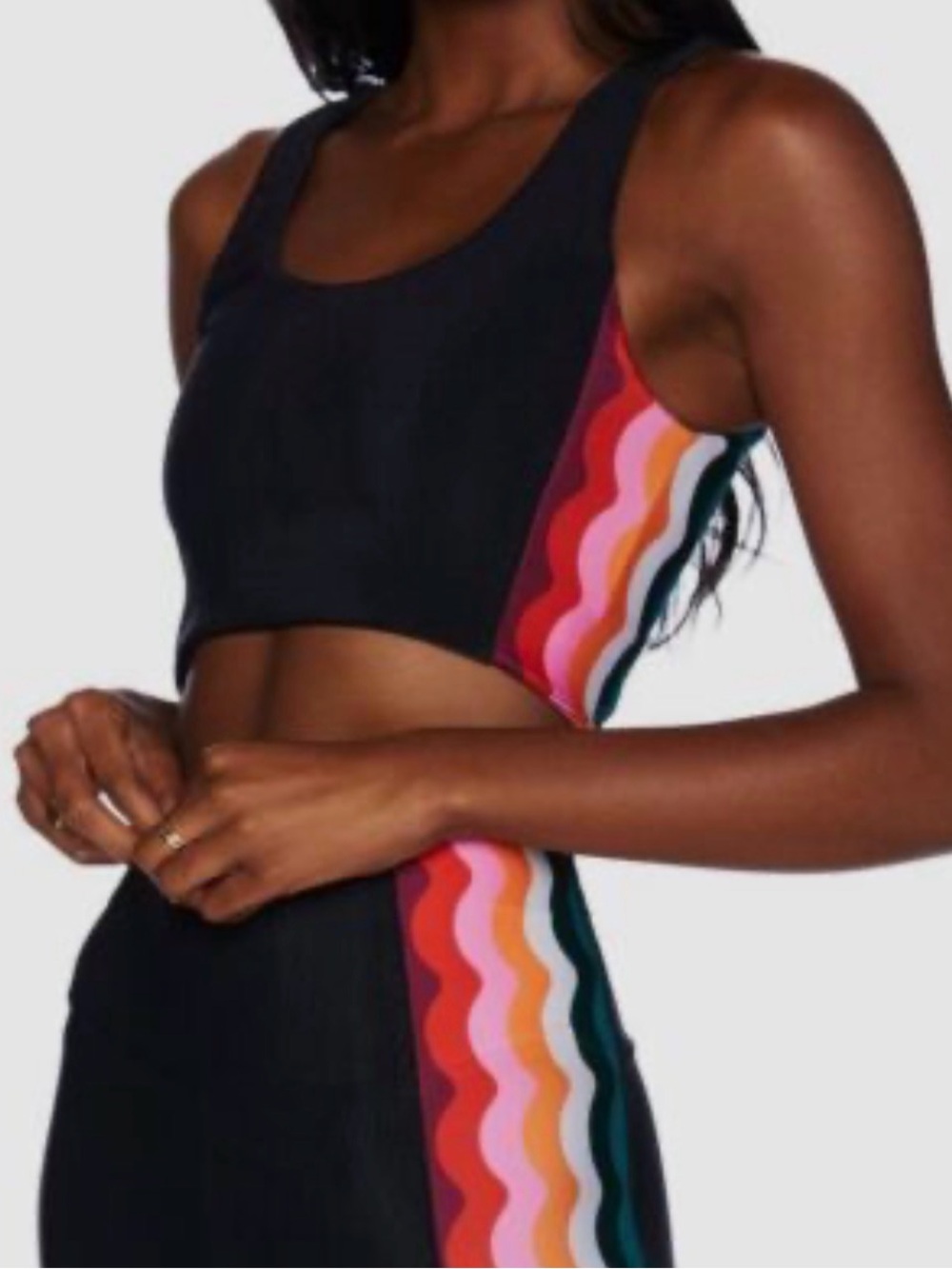 Beach Riot Tessa Ribbed  Crop Tank Top size Small